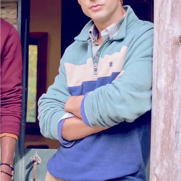 NWT IZOD Advantage Performance 1/4 Zip Fleece Sweater MED - Picture 2 of 9